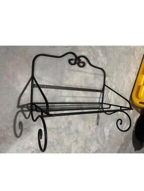 Longaberger baskets wrought iron wall rack